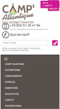 Mobile Screenshot of camp-atlantique.com